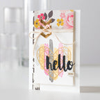 Simon Says Stamp! Simon Says Stamp PAINTED HELLO Wafer Die sssd111486