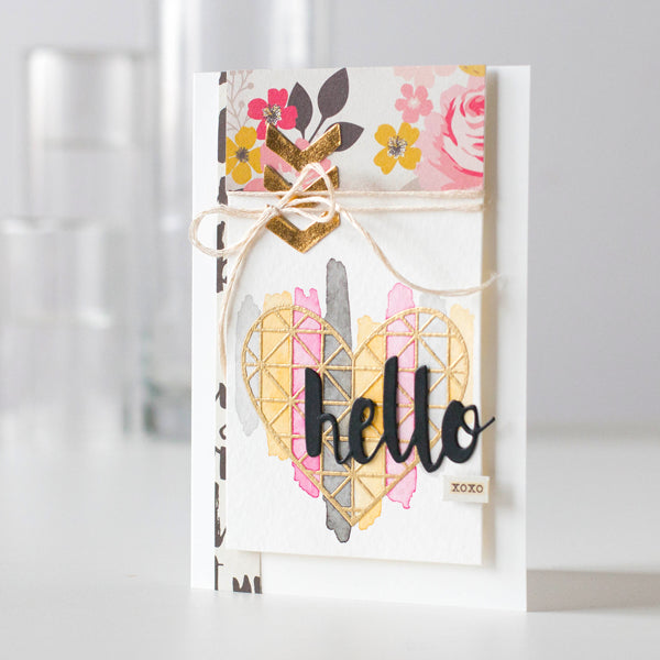 Simon Says Stamp! Simon Says Stamp PAINTED HELLO Wafer Die sssd111486