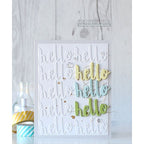 Simon Says Stamp! Simon Says Stamp PAINTED HELLO Wafer Die sssd111486