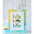 Simon Says Stamp! Simon Says Stamp PAINTED HELLO Wafer Die sssd111486