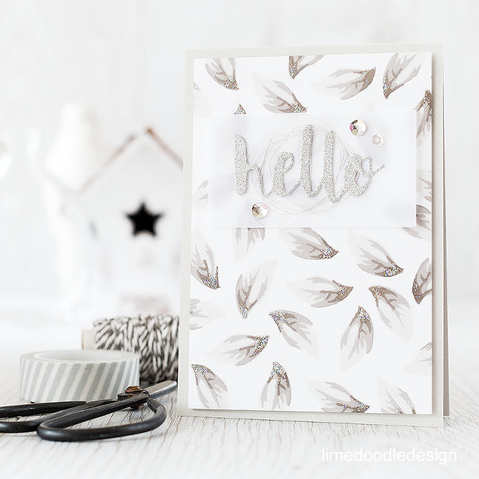 Simon Says Stamp! Simon Says Stamp PAINTED HELLO Wafer Die sssd111486