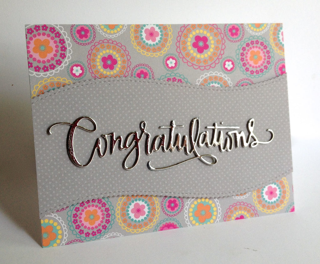 Simon Says Stamp! Simon Says Stamp CONGRATULATIONS Wafer Die sssd111482