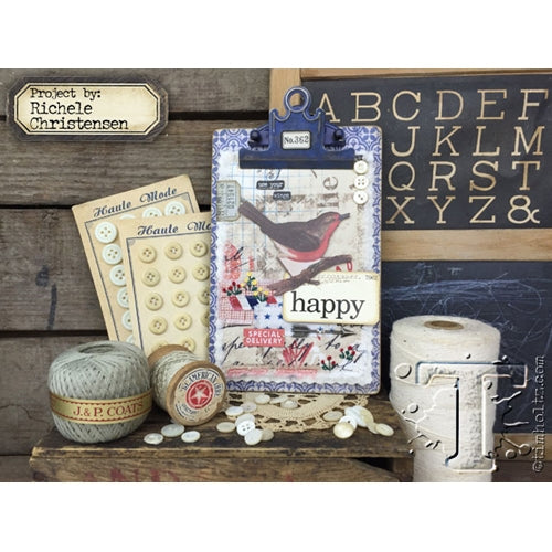 Simon Says Stamp! Tim Holtz Distress Ink Pad FRAYED BURLAP Ranger TIM21469