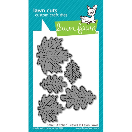 Simon Says Stamp! Lawn Fawn SMALL STITCHED LEAVES Lawn Cuts Dies LF994