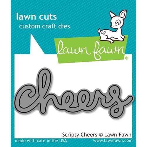 Simon Says Stamp! Lawn Fawn SCRIPTY CHEERS Lawn Cuts Die LF991