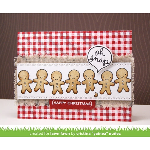 Simon Says Stamp! Lawn Fawn SET LF15SETOS GINGERBREAD Clear Stamps and Dies