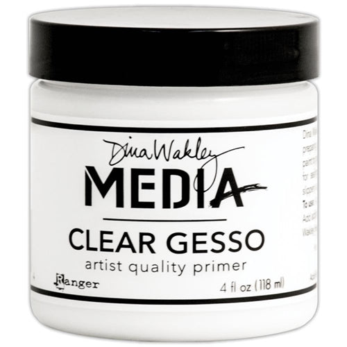 Dina Wakley Media Clear Gesso - 4oz Jar
