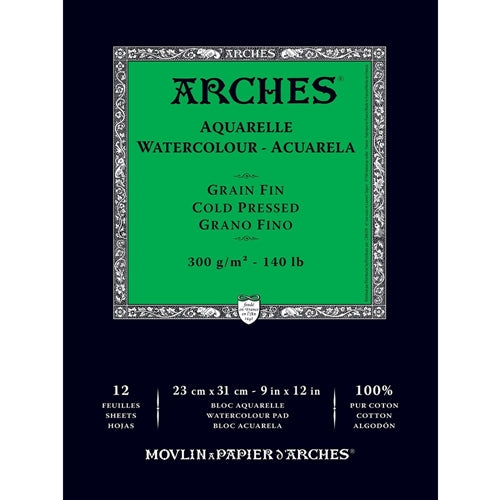 Simon Says Stamp! Arches COLD PRESSED WATERCOLOR PAD 140lb 012852