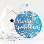 Simon Says Stamp! Simon Says Stamp MERRY CHRISTMAS ORNAMENT Wafer Dies sssd111497