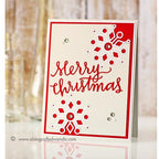 Simon Says Stamp! Simon Says Stamp MERRY CHRISTMAS ORNAMENT Wafer Dies sssd111497