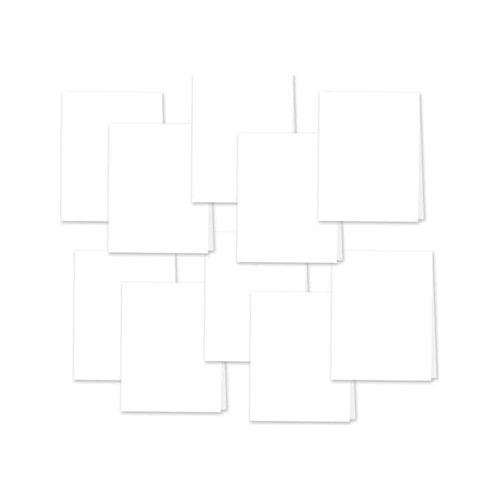 Simon Says Stamp! Simon Says Stamp WHITE A2 TOP FOLD Scored Cards 120# 10 Pack a2top10