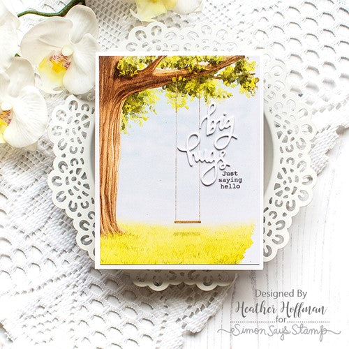 Simon Says Stamp! Simon Says Stamp SCRIPTY BIG HUGS Wafer Dies sssd111491 | color-code:ALT0