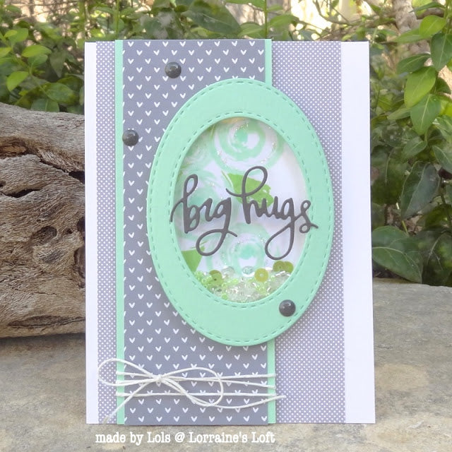 Simon Says Stamp! Simon Says Stamp SCRIPTY BIG HUGS Wafer Dies sssd111491
