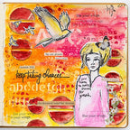 Simon Says Stamp! Ranger Dylusions 8x8 CREATIVE JOURNAL Dyan Reaveley DYJ38429