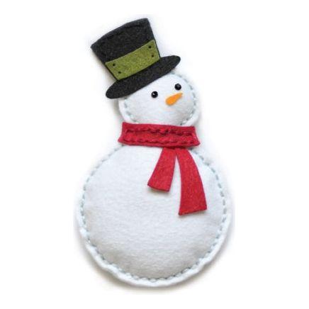 Simon Says Stamp! Memory Box PLUSH BUNDLED SNOWMAN Craft Die 99305