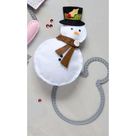 Simon Says Stamp! Memory Box PLUSH BUNDLED SNOWMAN Craft Die 99305