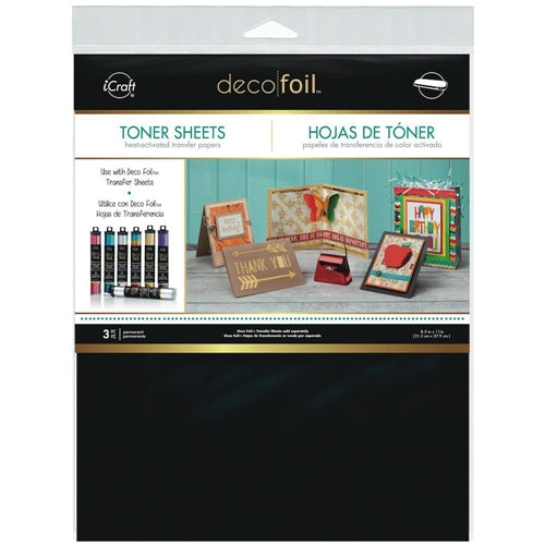Simon Says Stamp! Therm O Web TONER SHEETS Deco Foil Heat Activated Transfer iCraft 03377