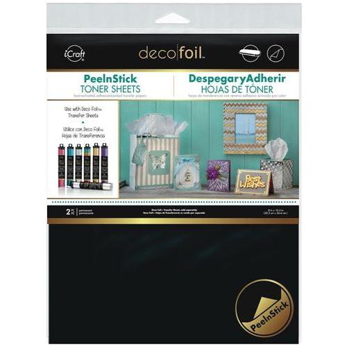 Simon Says Stamp! Therm O Web PEELNSTICK TONER SHEETS Deco Foil Heat Activated Transfer iCraft 03376