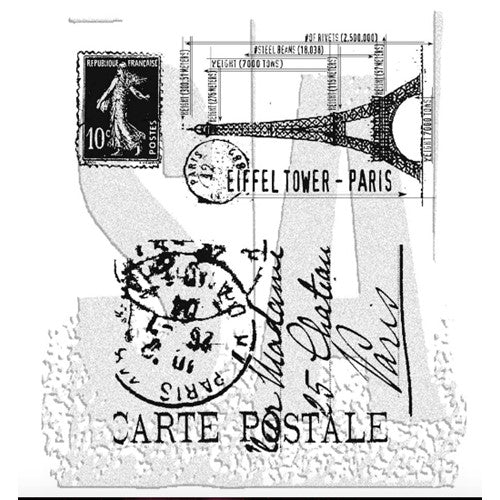 Simon Says Stamp! Tim Holtz Cling Rubber Stamps I SEE PARIS CMS009