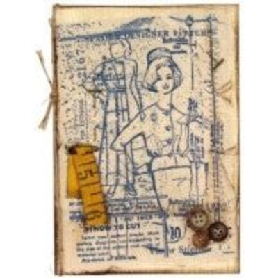 Simon Says Stamp! Tim Holtz Cling Rubber ATC Stamp VOGUE COM008