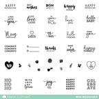 Simon Says Stamp! Mama Elephant Clear Stamps MINI MESSAGES