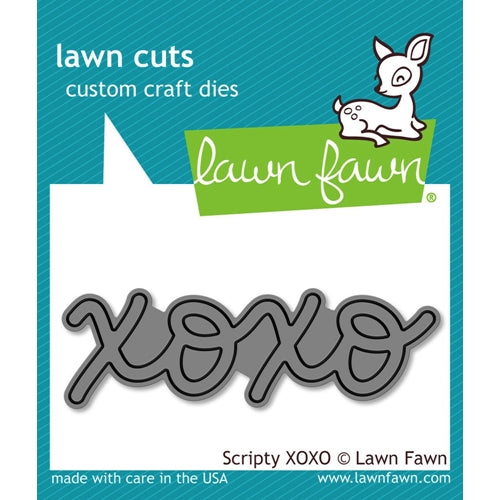 Simon Says Stamp! Lawn Fawn SCRIPTY XOXO Lawn Cuts LF1029