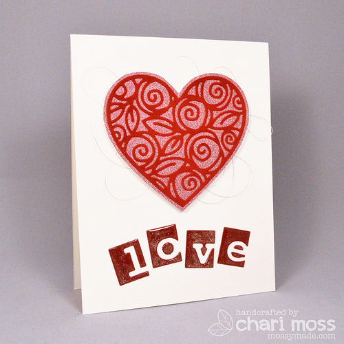 Simon Says Stamp! Simon Says Stamp HEART OF ROSES Wafer Die SSSD111542