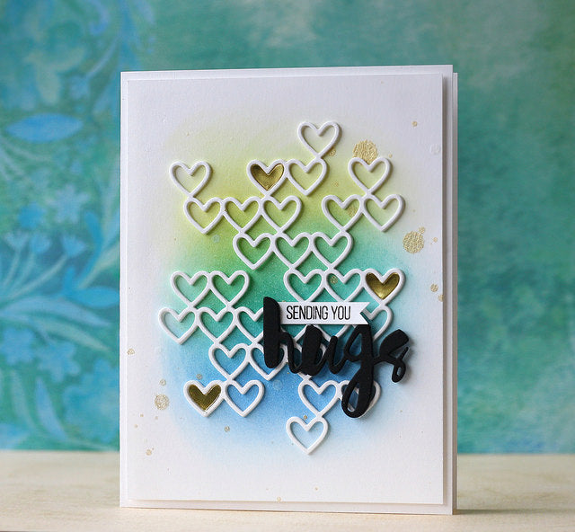 Simon Says Stamp! Simon Says Stamp STACKED HEARTS Wafer Die SSSD111540