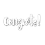 Simon Says Stamp! Simon Says Stamp PAINTED CONGRATS Wafer Die SSSD111544
