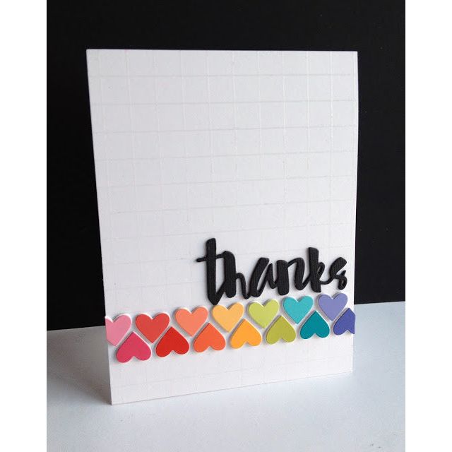 Simon Says Stamp! Simon Says Stamp PAINTED THANKS Wafer Die SSSD111546