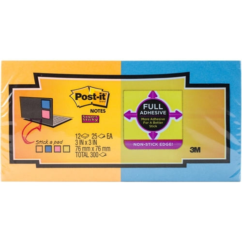 Simon Says Stamp! 3M Scotch SUPER STICKY FULL ADHESIVE Post It Notes 0388