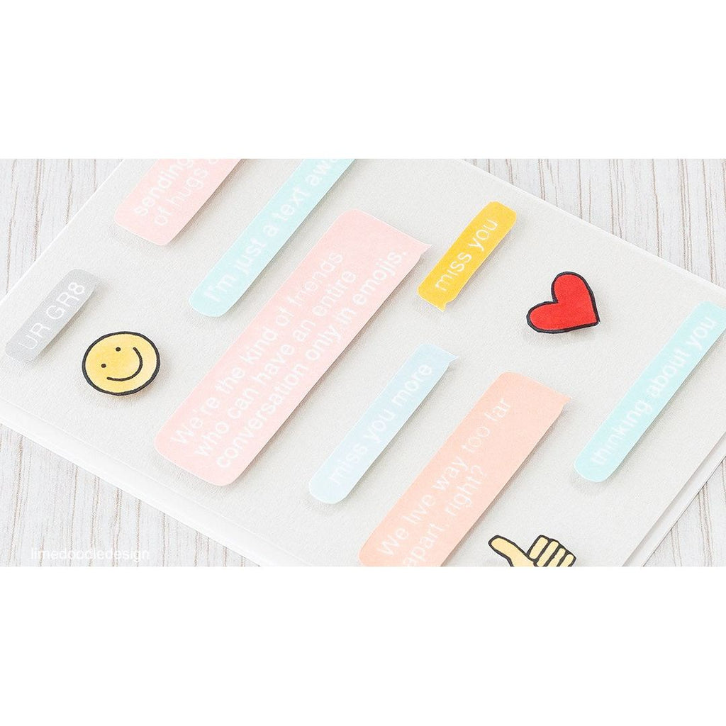 Simon Says Stamp! Simon Says Stamp TEXTING Wafer Dies sssd111551