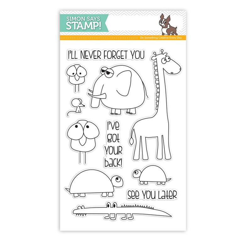 Simon Says Stamp! Simon Says Clear Stamps STACKING ANIMALS sss101584