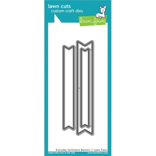 Simon Says Stamp! Lawn Fawn EVERYDAY SENTIMENT BANNER Lawn Cuts LF1139