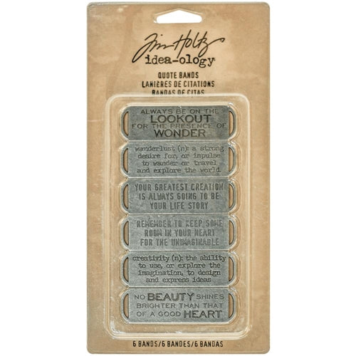 Simon Says Stamp! Tim Holtz Idea-ology QUOTE BANDS Findings TH93290