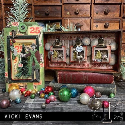 Simon Says Stamp! Tim Holtz Idea-ology VIGNETTE BOXES Structures TH93279