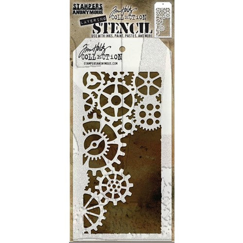 Simon Says Stamp! Tim Holtz Layering Stencil GEARS THS052