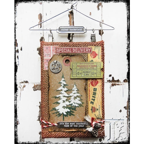 Simon Says Stamp! Tim Holtz Distress COLLAGE BRUSH SET Ranger TDA50896