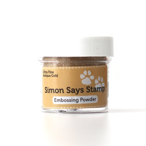 Simon Says Stamp! Simon Says Stamp EMBOSSING POWDER ANTIQUE GOLD Ultra Fine Detail AGoldEP6