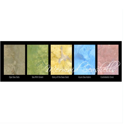Simon Says Stamp! Lindy's Stamp Gang MERMAID SEASHELLS Magicals Set 12404lgm