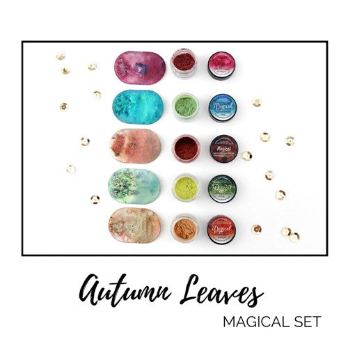 Simon Says Stamp! Lindy's Stamp Gang AUTUMN LEAVES Magicals Set 12305lgm