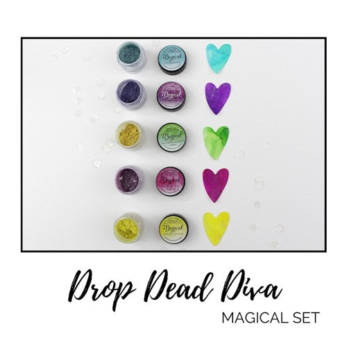 Simon Says Stamp! Lindy's Stamp Gang DROP DEAD DIVA Magicals Set 16945lgm