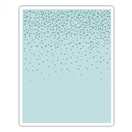 Simon Says Stamp! Tim Holtz Sizzix SNOWFALL SPECKLES Texture Fades Embossing Folder 661008