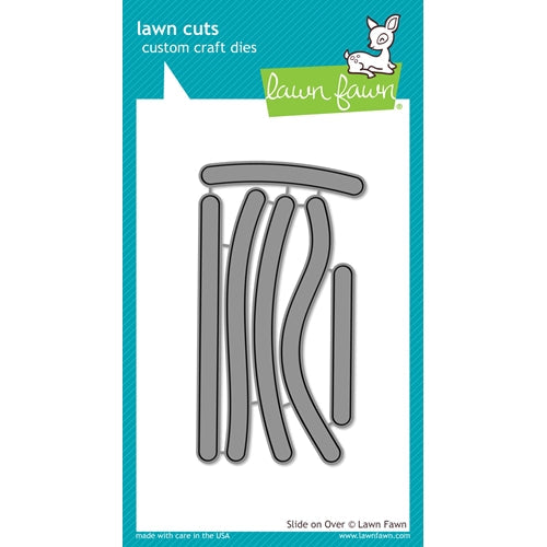 Simon Says Stamp! Lawn Fawn SLIDE ON OVER Lawn Cuts Dies LF1202