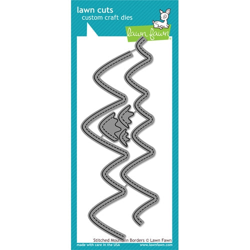 Simon Says Stamp! Lawn Fawn STITCHED MOUNTAIN BORDER Lawn Cuts Dies LF1201
