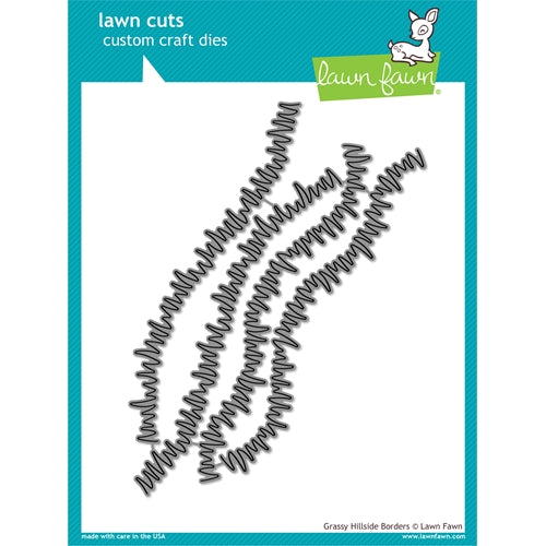 Simon Says Stamp! Lawn Fawn GRASSY HILLSIDE BORDERS Lawn Cuts Dies LF1200