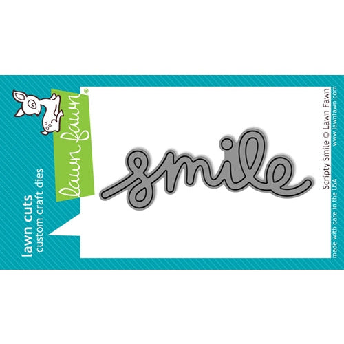 Simon Says Stamp! Lawn Fawn SCRIPTY SMILE Lawn Cut Die LF1198