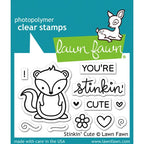 Simon Says Stamp! Lawn Fawn STINKIN' CUTE Clear Stamps LF1022