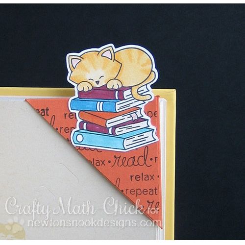 Simon Says Stamp! Newton's Nook Designs NEWTON'S BOOK CLUB Clear Stamp Set 20160503