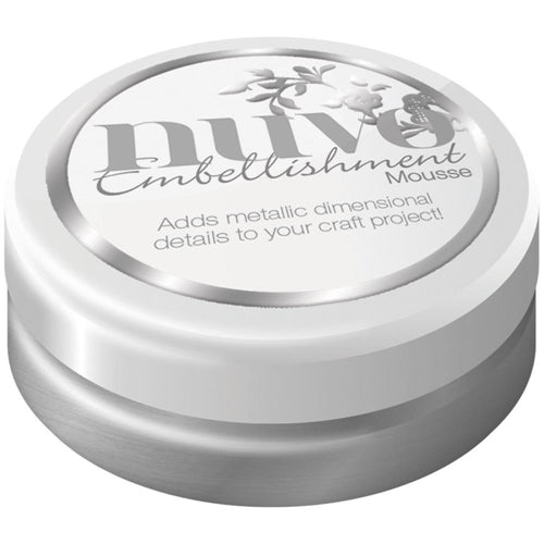Simon Says Stamp! Tonic PURE PLATINUM Nuvo Embellishment Mousse 803N